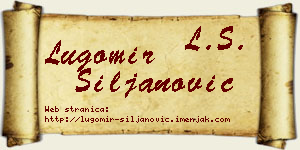 Lugomir Siljanović vizit kartica